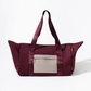 ZIPPER TOTE BORDEAUX
