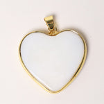 ENAMEL HEART WHITE