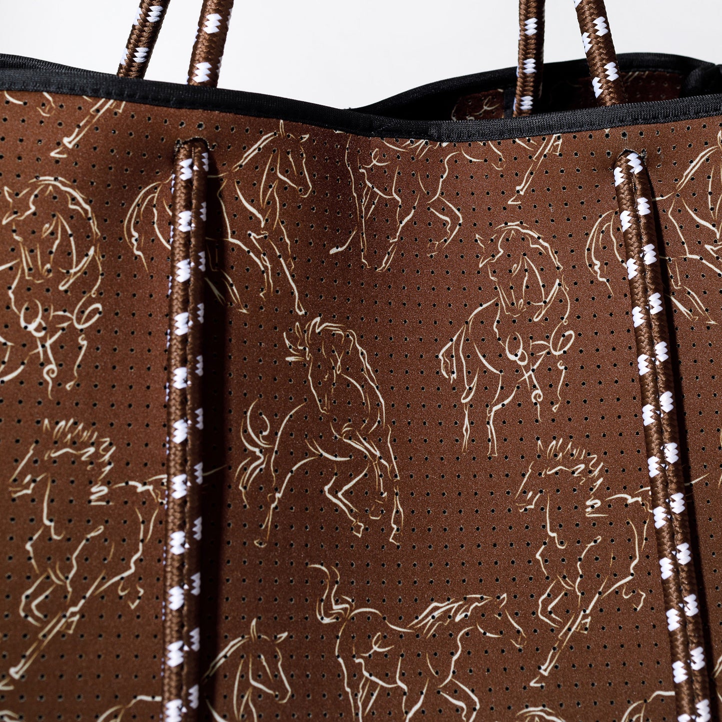 EVERYDAY TOTE HORSE PRINT ESPRESSO