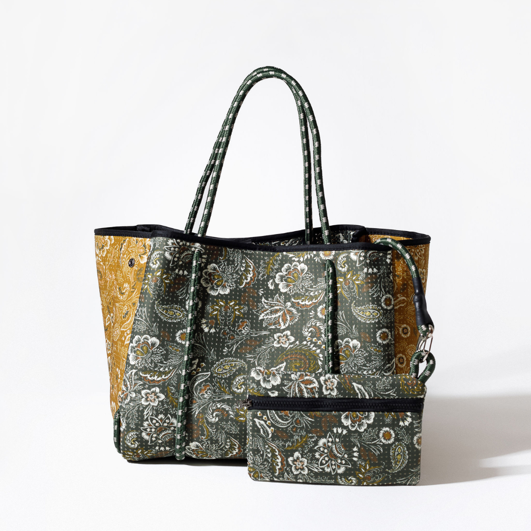 EVERYDAY TOTE PAISLEY FOREST