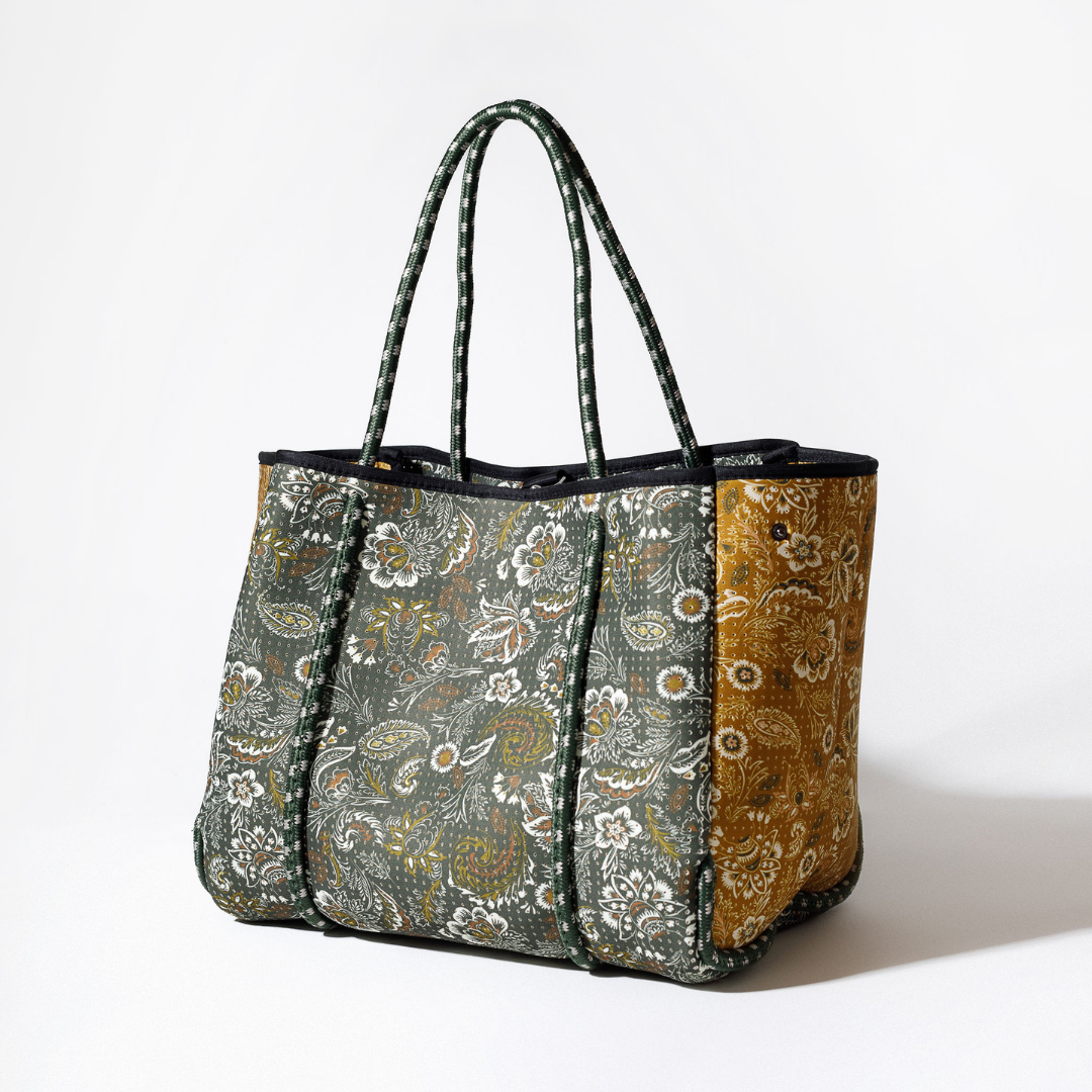 EVERYDAY TOTE PAISLEY FOREST