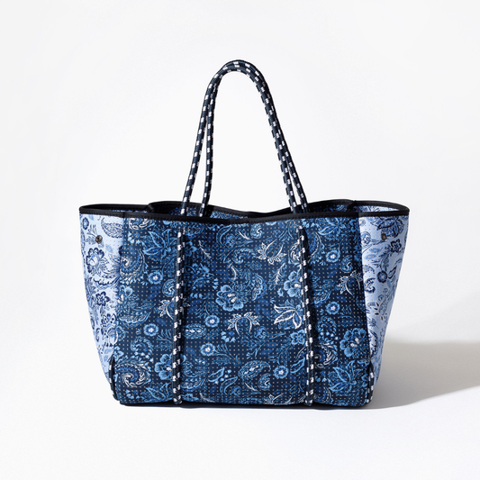 EVERYDAY TOTE PAISLEY INDIGO