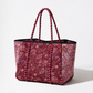 EVERYDAY TOTE PAISLEY MERLOT