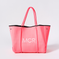 Classic Woven Tote Neon Pink Solid main image 1