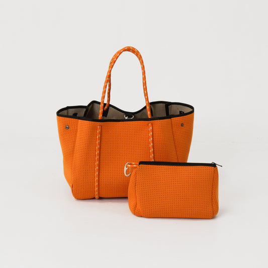 BURNT ORANGE SET - EVERYDAY TOTE AND POUCH