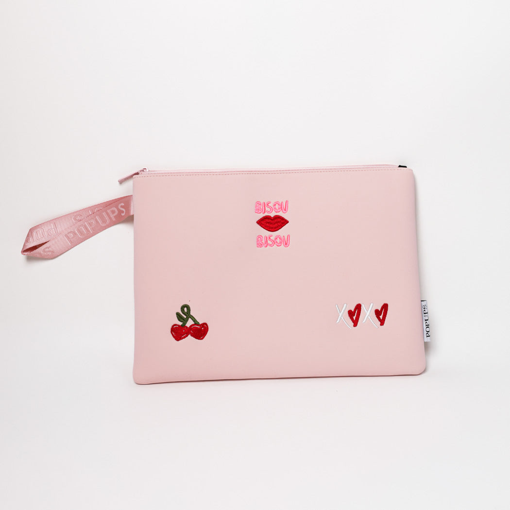LAPTOP SLEEVE PRETTY IN PINK - BISOU BISOU