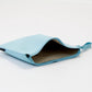 OVERSIZED WRISTLET POUCH SKY BLUE