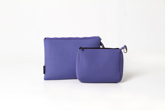 VERI PERI SET: OVERSIZED WRISTLET POUCH + ESSENTIAL POUCH