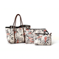 HIBISCUS SET: EVERYDAY TOTE + LAPTOP SLEEVE + ESSENTIAL POUCH