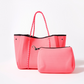 POUCH + EVERYDAY TOTE - NEON PINK