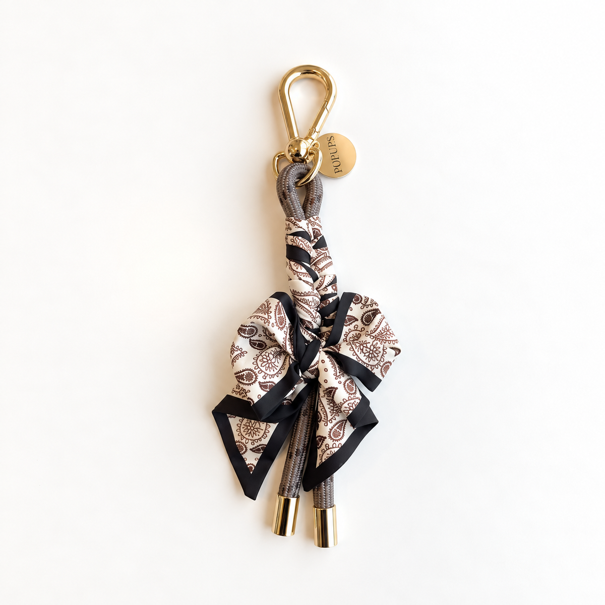 SCARF KEYCHAIN MOCHA