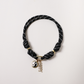 POP UPS X HANNAH B BOAT ROPE BLACK NECKLACE WITH HAPPY YIN-YANG