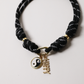 POP UPS X HANNAH B BOAT ROPE BLACK NECKLACE WITH HAPPY YIN-YANG