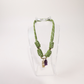 POP UPS X HANNAH B BOAT ROPE SAFARI NECKLACE WITH DREAM PURPLE FISH