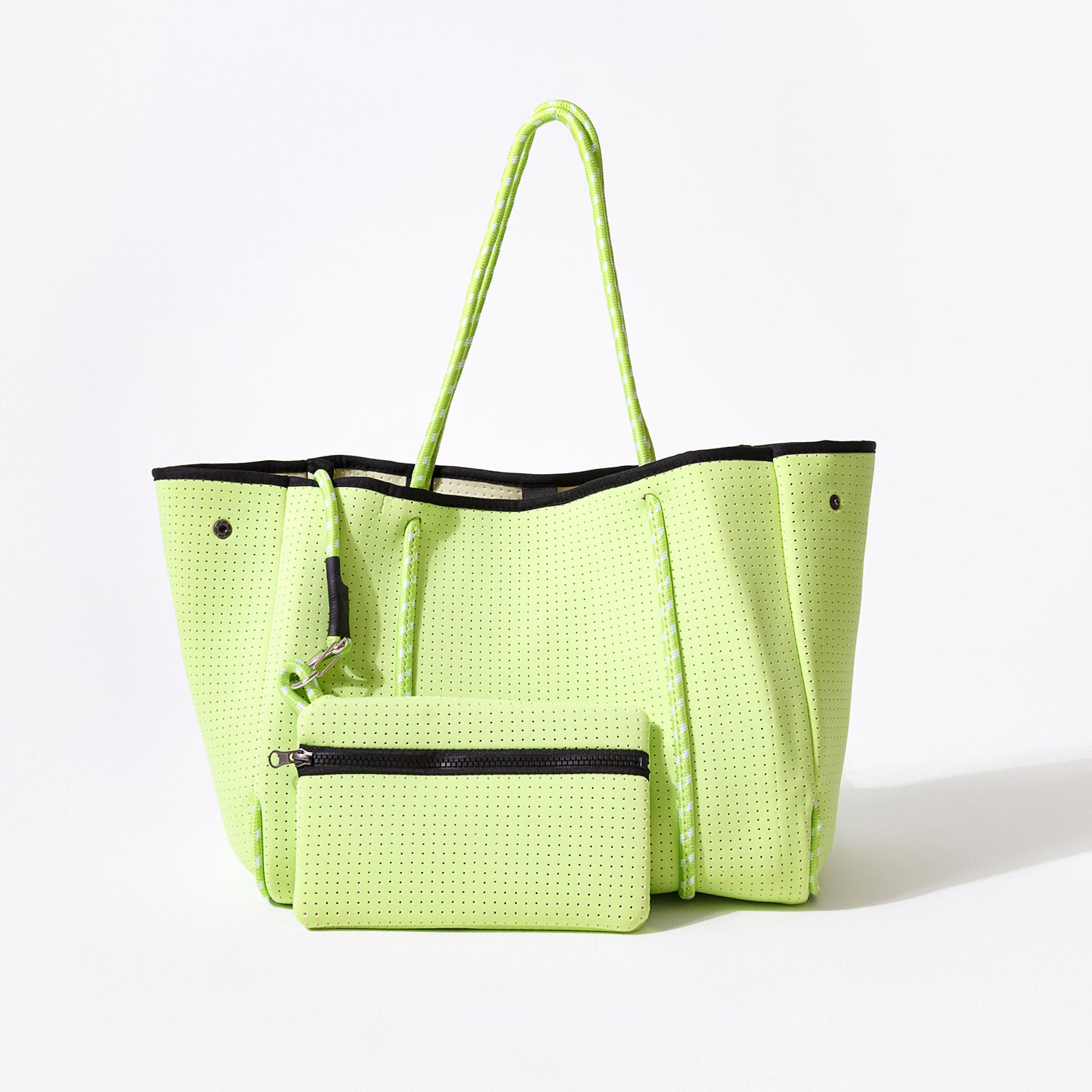 Neon green cheap tote bag