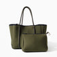 OLIVE SET - EVERYDAY TOTE AND POUCH