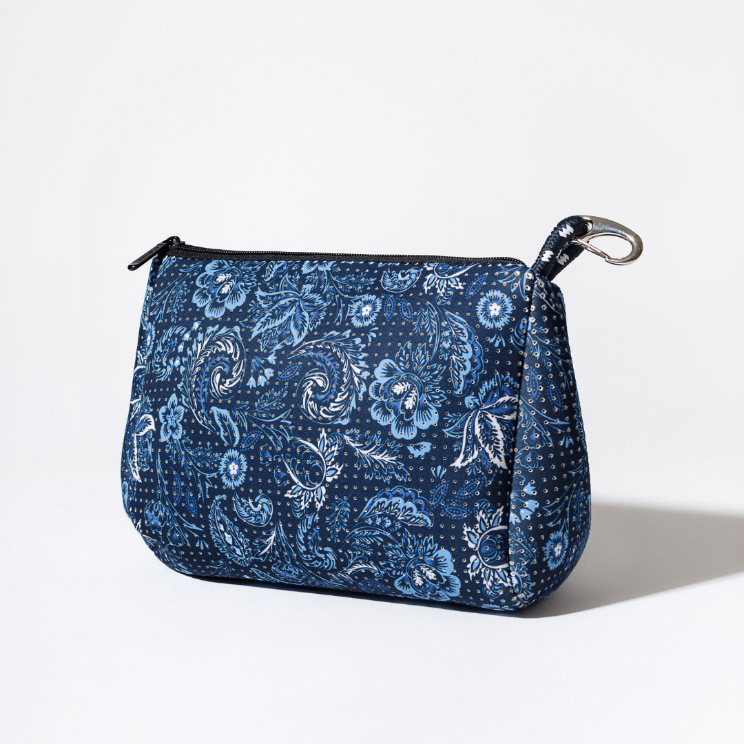 ESSENTIAL POUCH PAISLEY INDIGO
