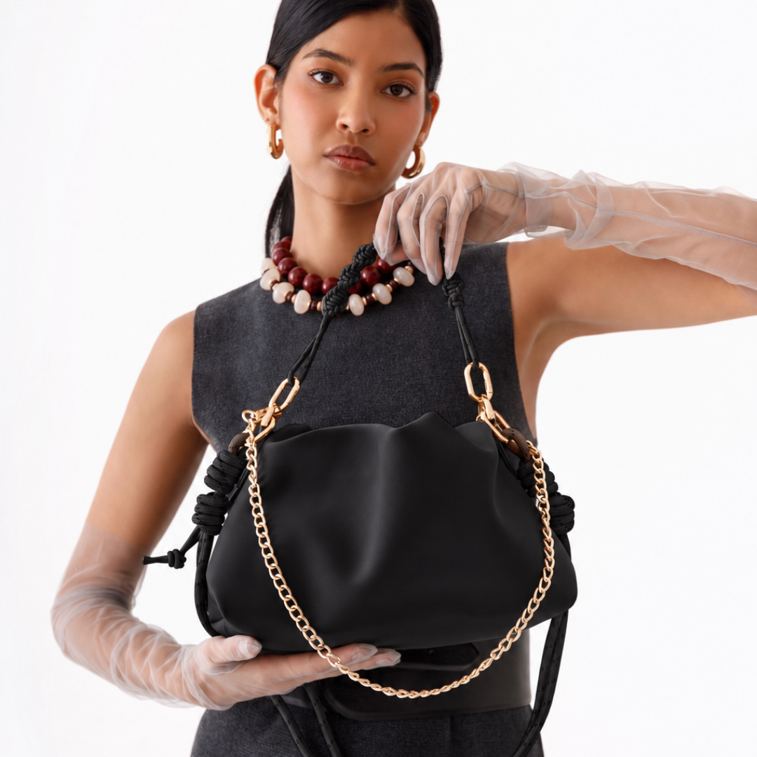 PUFF CLUTCH BLACK