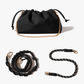 BUNDLE PUFF CLUTCH - BLACK