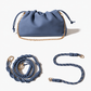 BUNDLE PUFF CLUTCH - DEEP BLUE