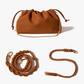 BUNDLE PUFF CLUTCH - TOFFEE