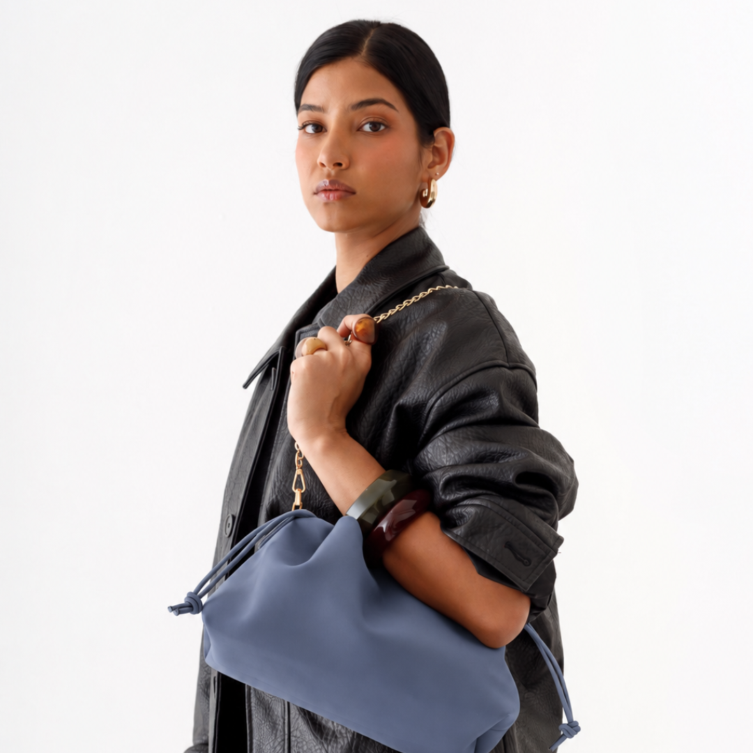 PUFF CLUTCH DEEP BLUE