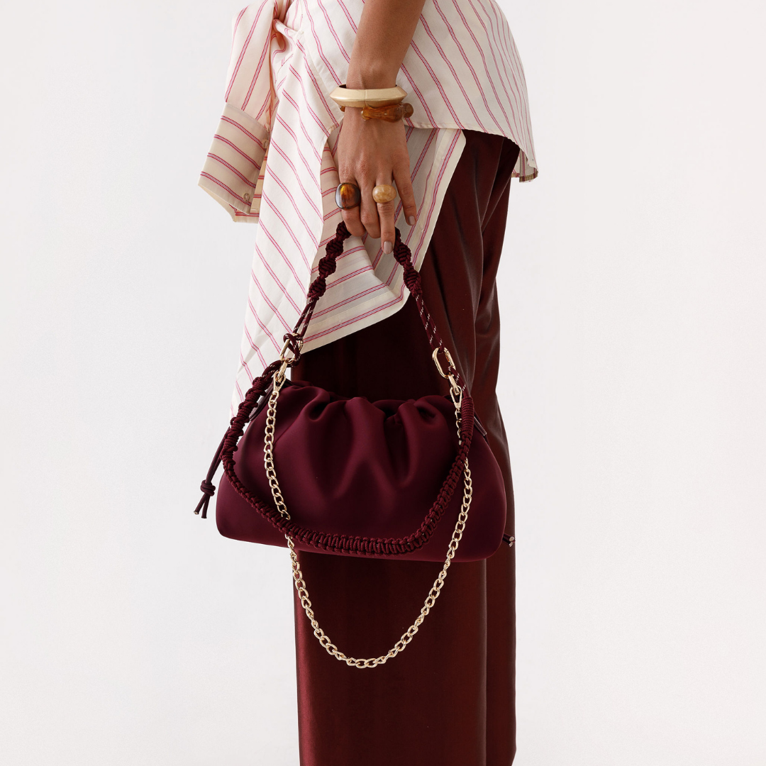 PUFF CLUTCH BORDEAUX
