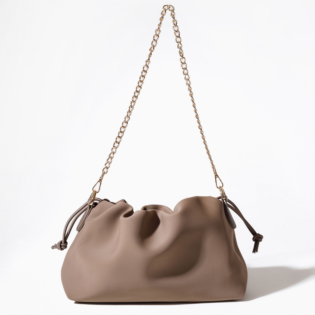 PUFF CLUTCH MOCHA