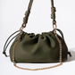 PUFF CLUTCH SAFARI GREEN