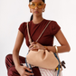 PUFF CLUTCH TAN