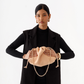 PUFF CLUTCH TAN