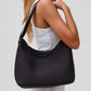 HOBO CROSSBODY BAG BLACK DOTTED