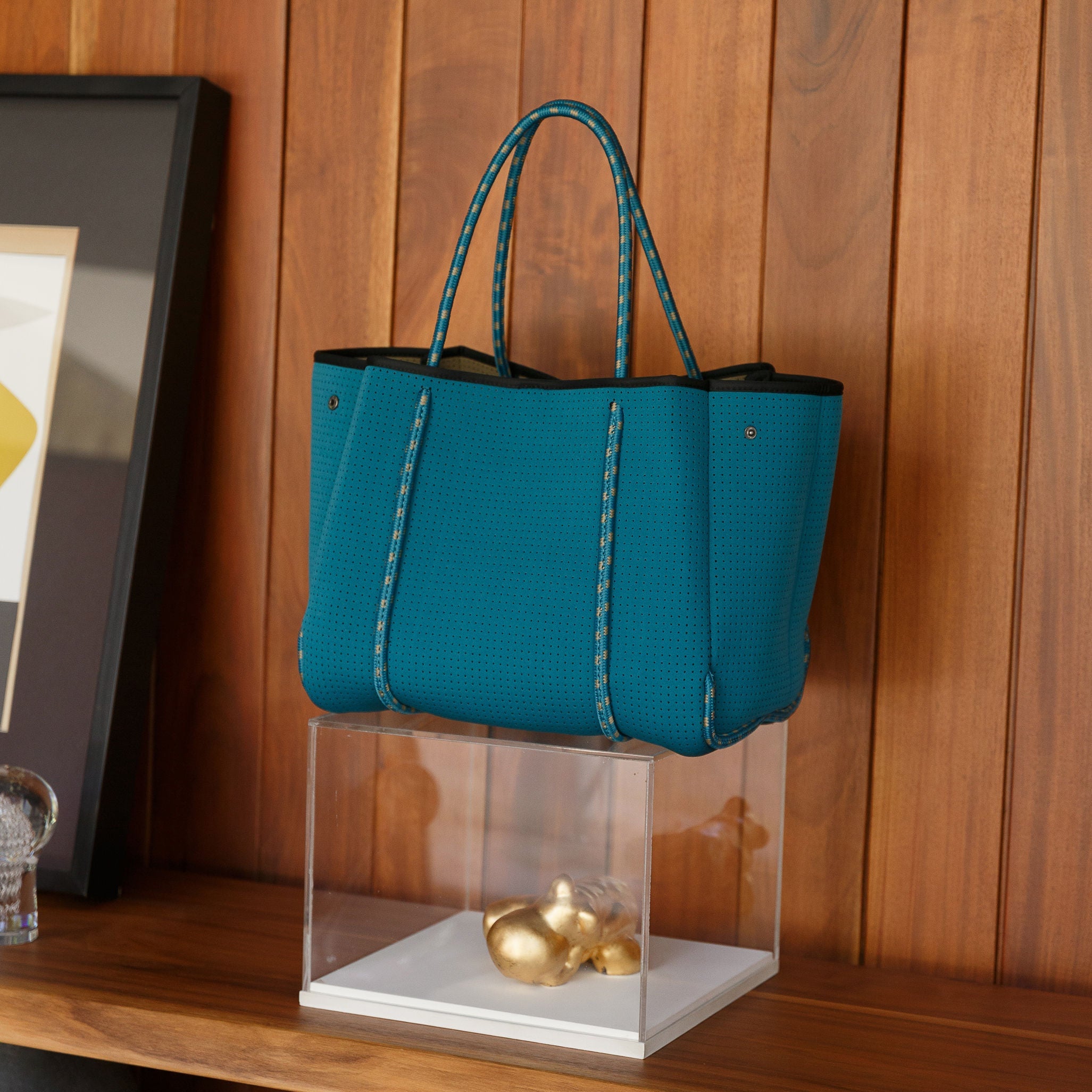 TEAL BASIC SET - EVERYDAY TOTE AND POUCH – Pop Ups Brand