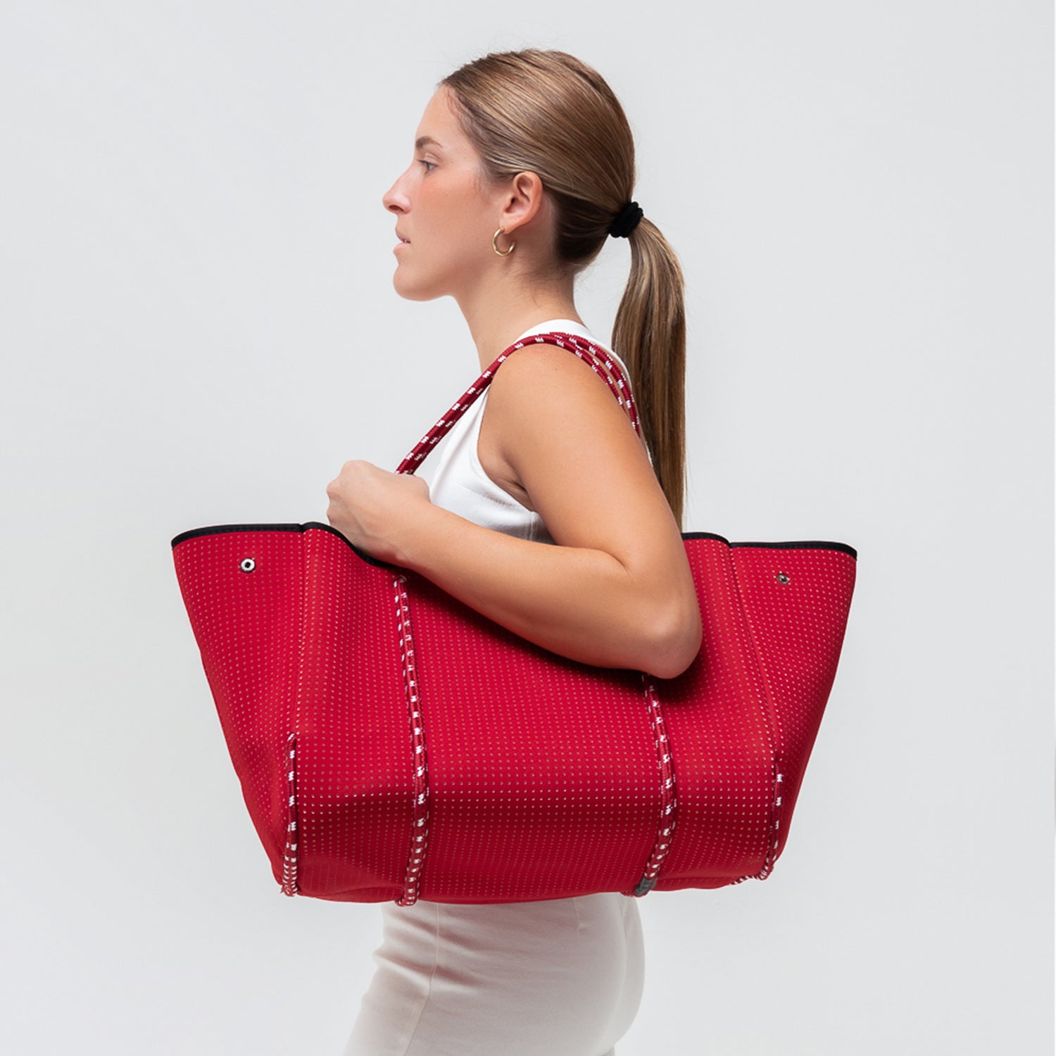 Pouch + Everyday Tote - Burgundy by Pop Ups
