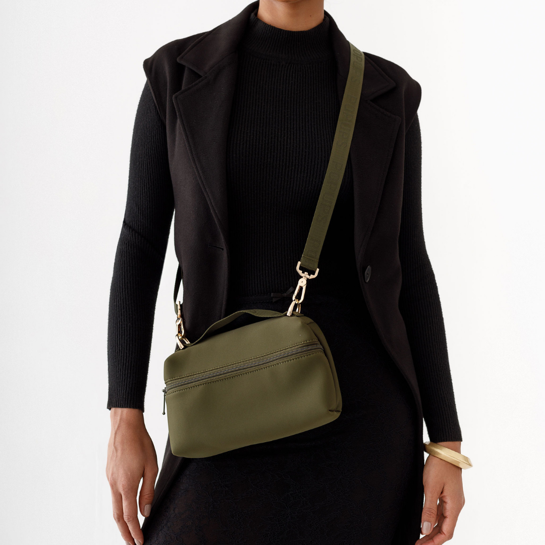 VANITY CLUTCH SAFARI GREEN