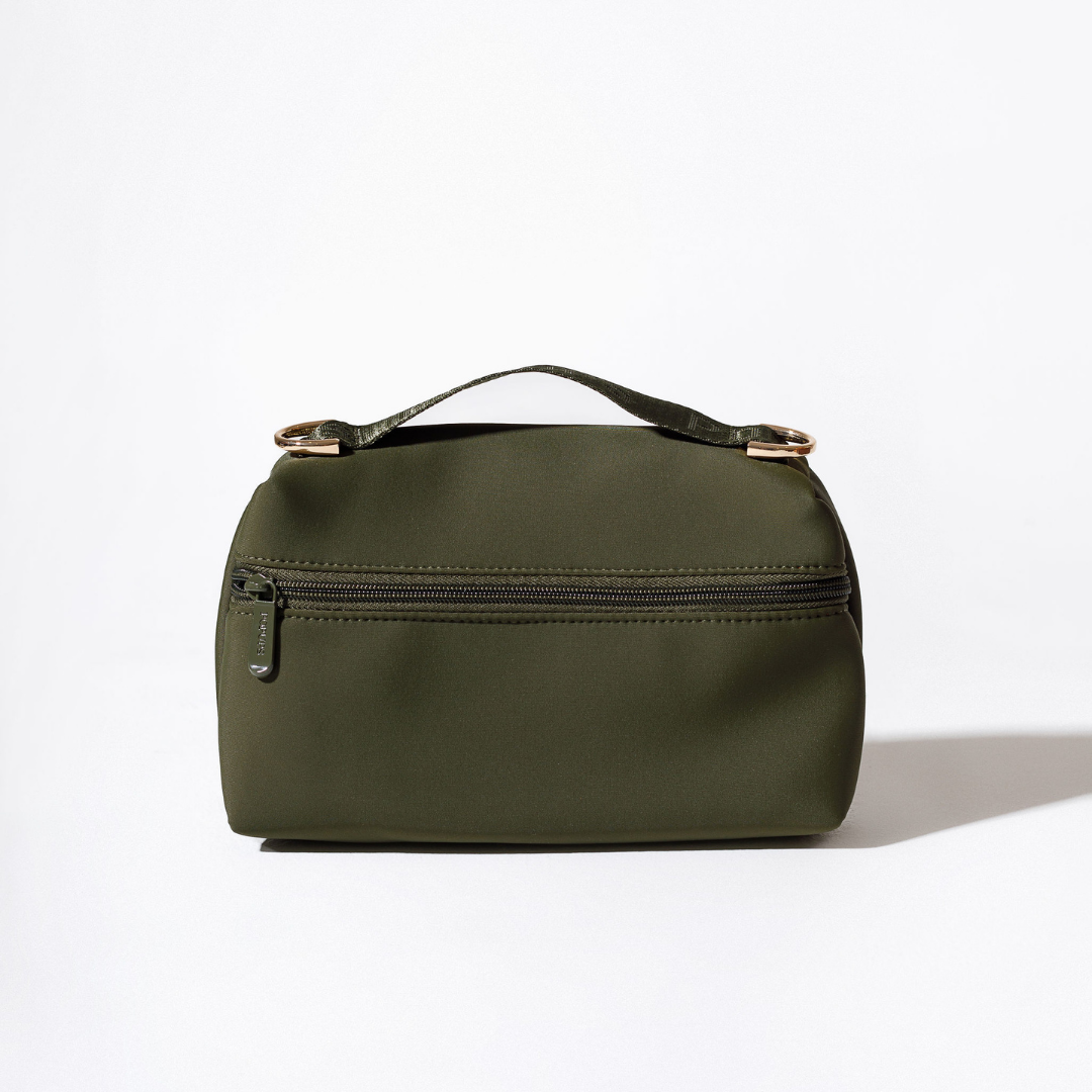 VANITY CLUTCH SAFARI GREEN