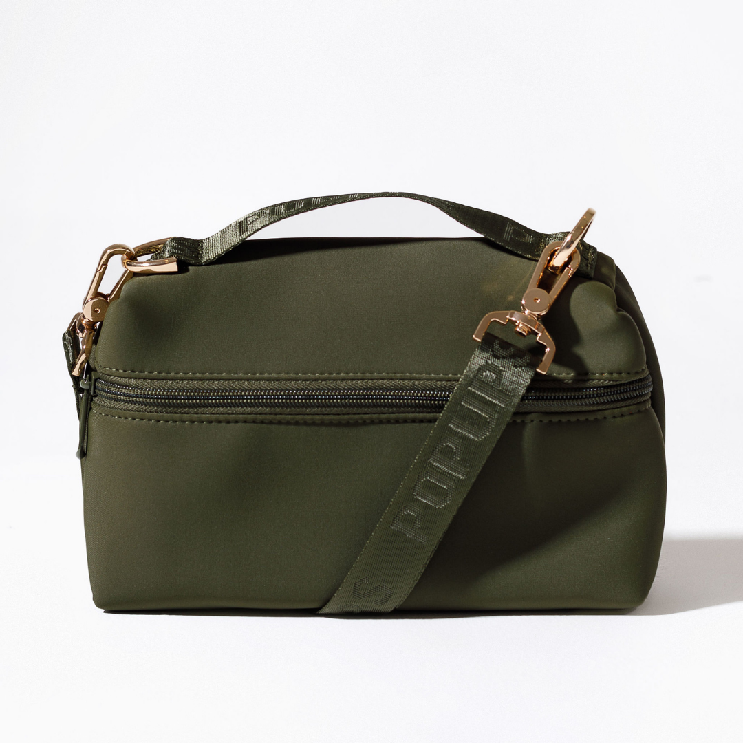 VANITY CLUTCH SAFARI GREEN