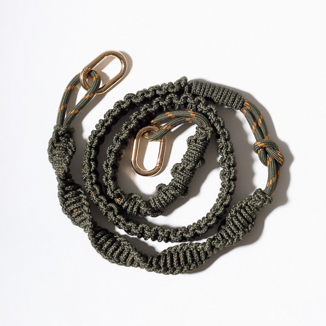 MACRAME STRAP SAFARI GREEN