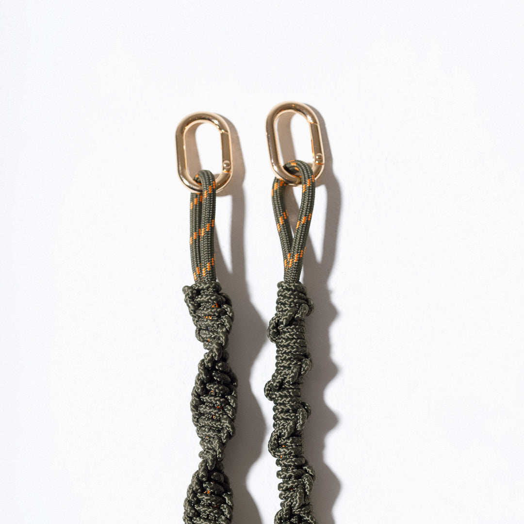 MACRAME STRAP SAFARI GREEN
