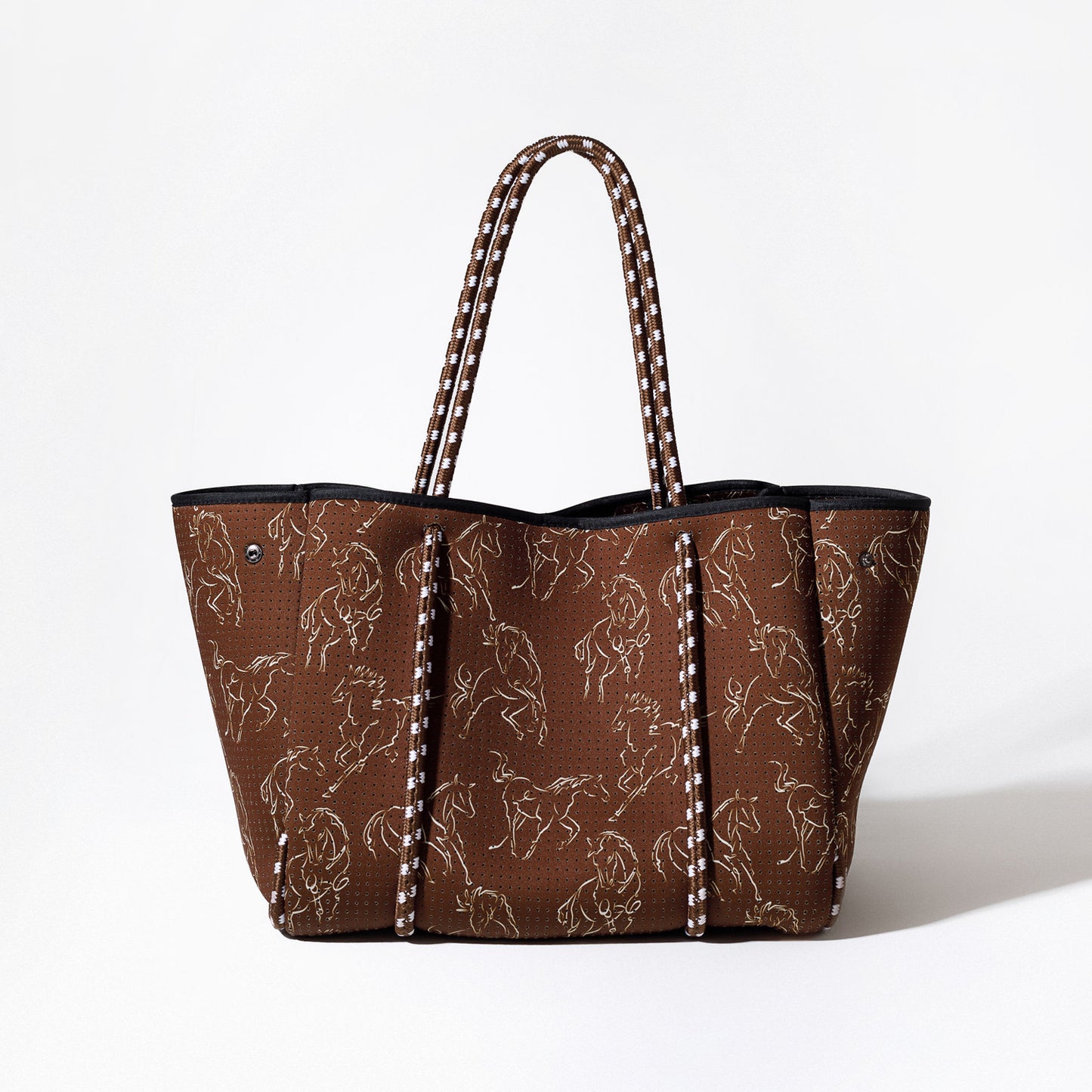 HORSE PRINT ESPRESSO SET - EVERYDAY TOTE AND POUCH