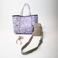 SHROOMS LILAC SET: EVERYDAY TOTE + PHONE BAG + KEY CHAIN