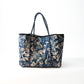 SHROOMS TEAL SET: EVERYDAY TOTE + OVERSIZED WRISTLET POUCH + KEY CHAIN