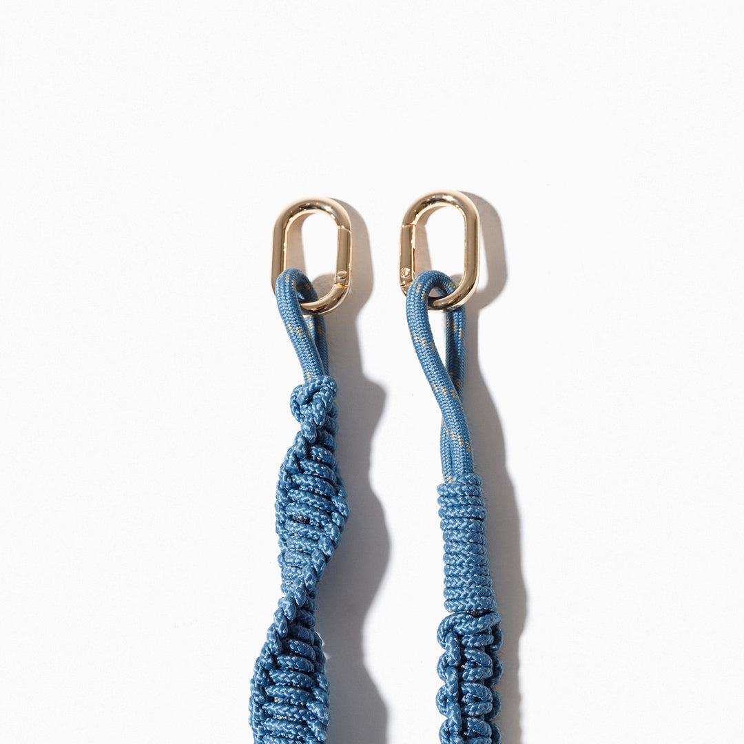 MACRAME STRAP STORMY BLUE