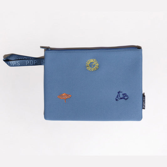 LAPTOP SLEEVE STORMY BLUE - SUN