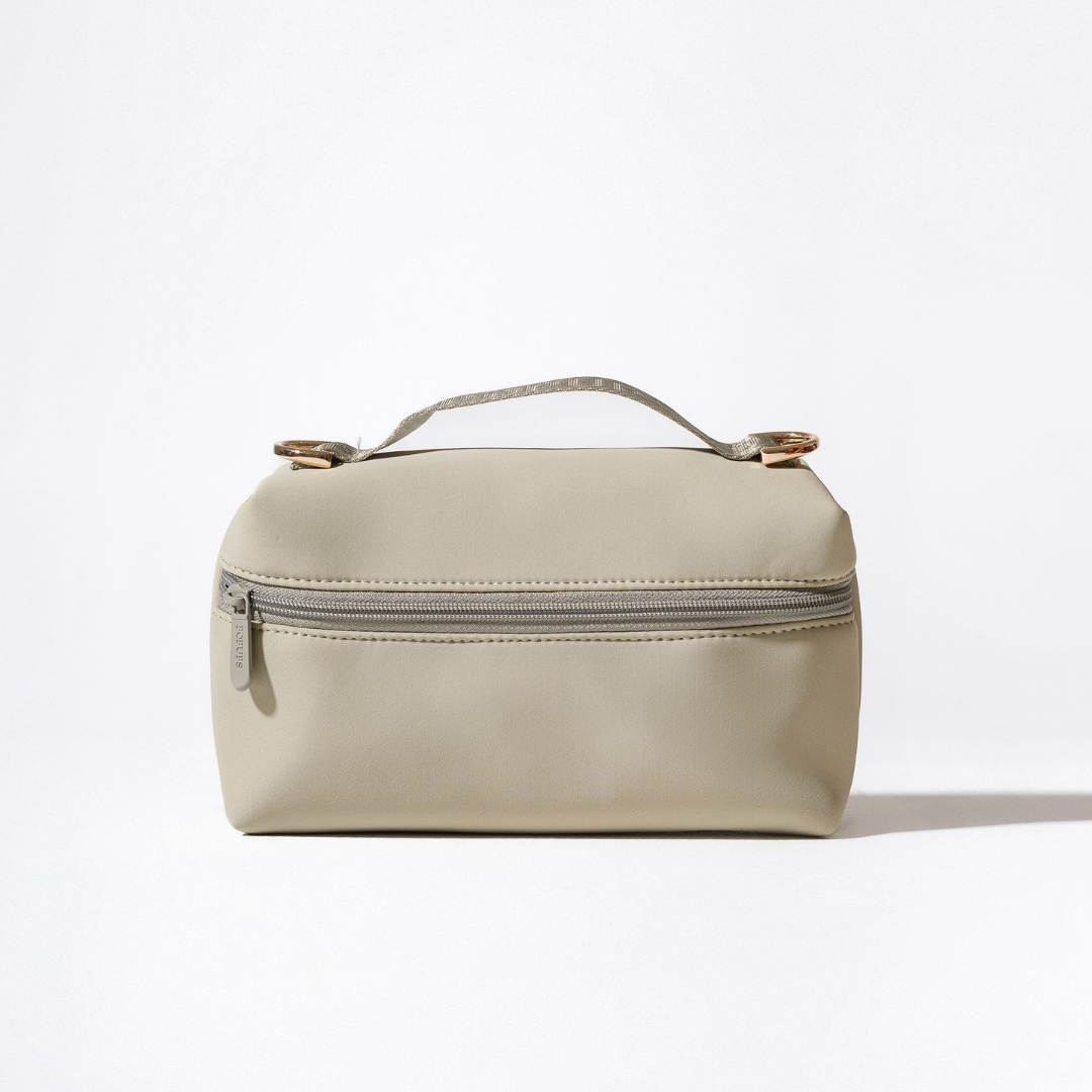 VANITY CLUTCH TAUPE