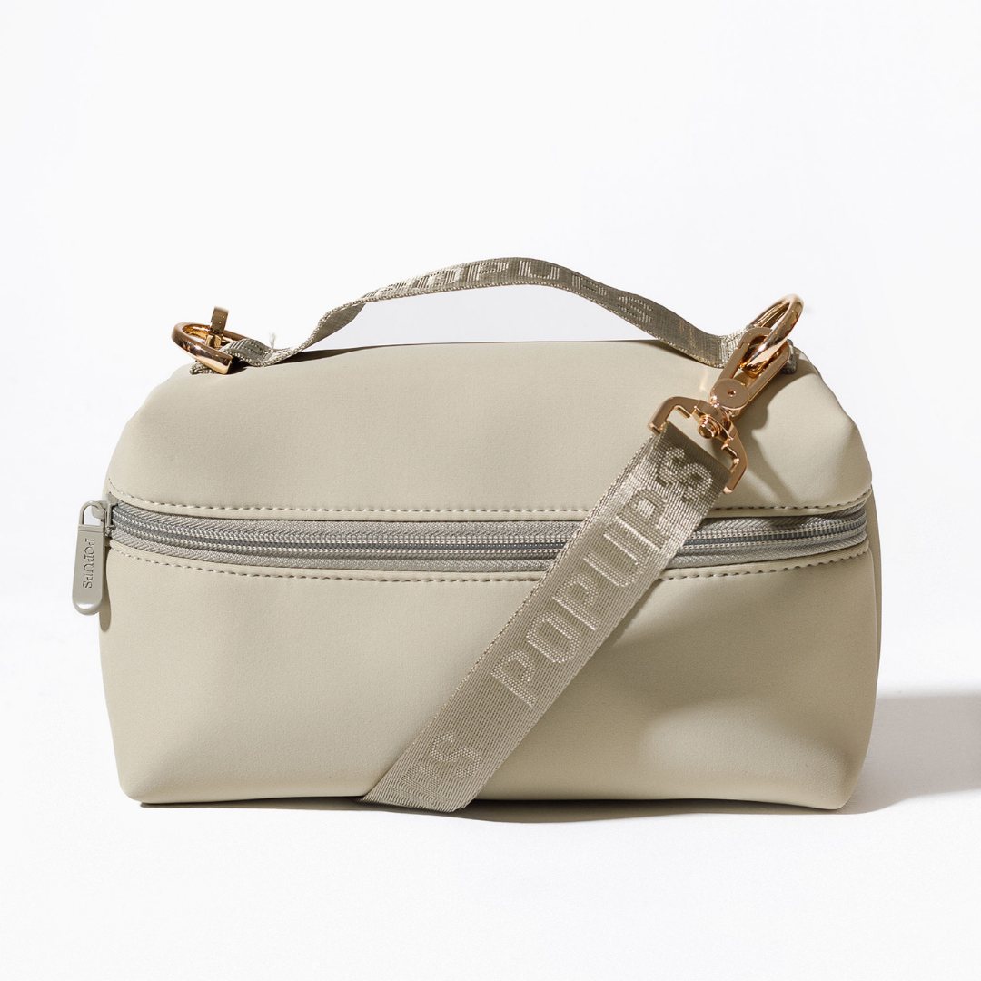 VANITY CLUTCH TAUPE