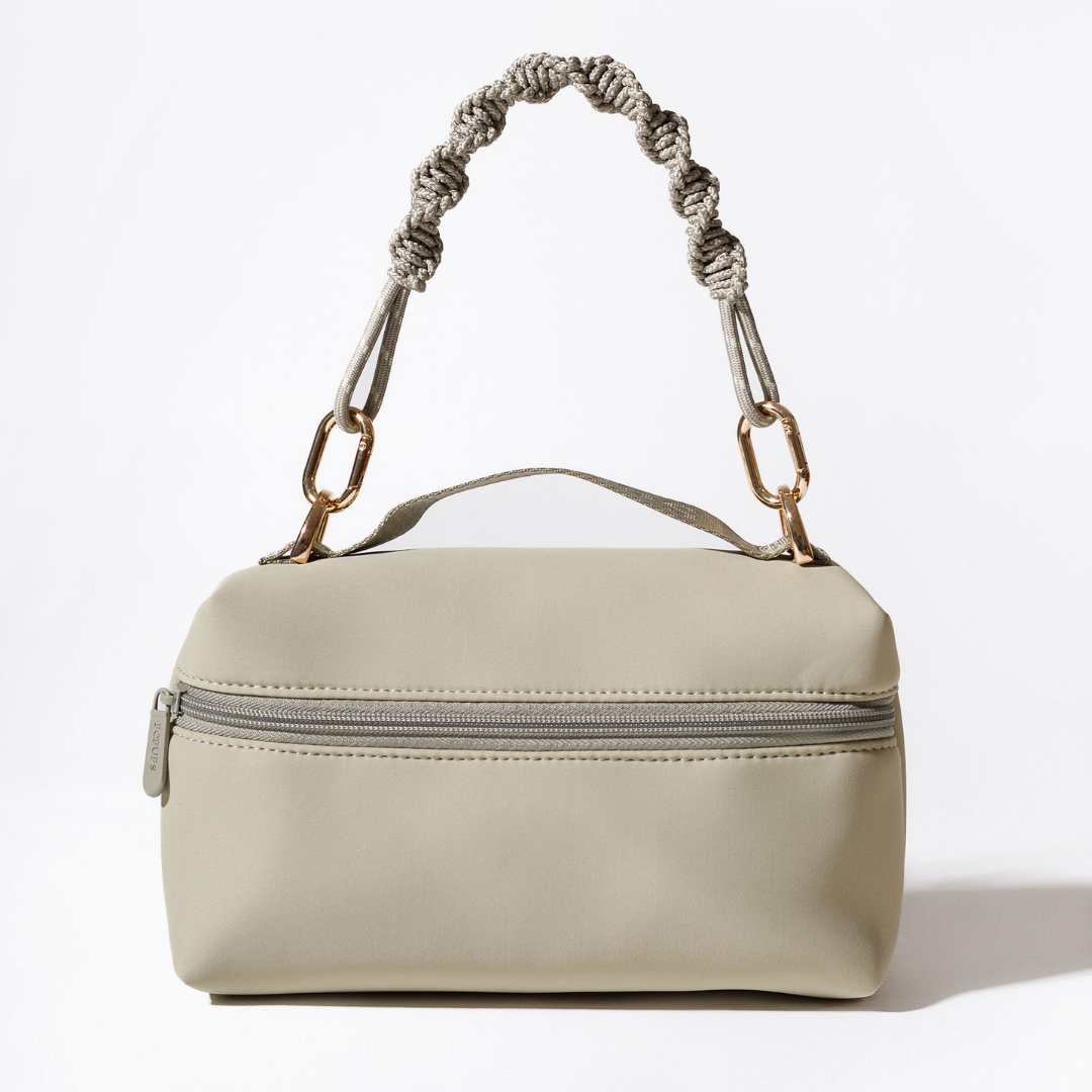 VANITY CLUTCH TAUPE