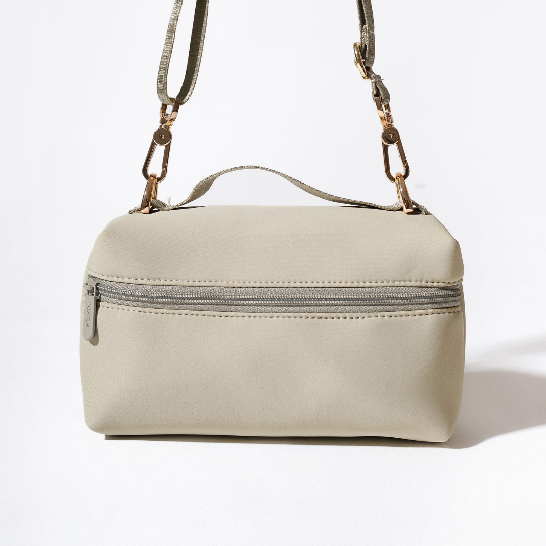 VANITY CLUTCH TAUPE