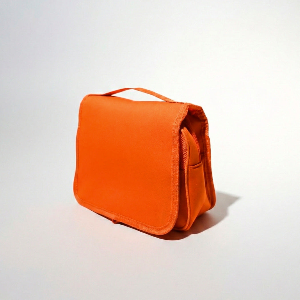 TOILETRY BAG BURNT ORANGE