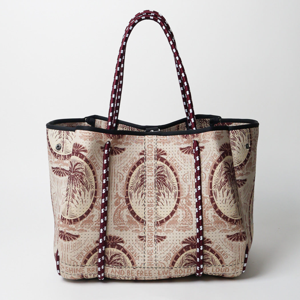 EVERYDAY TOTE POP UPS SCARF BEIGE